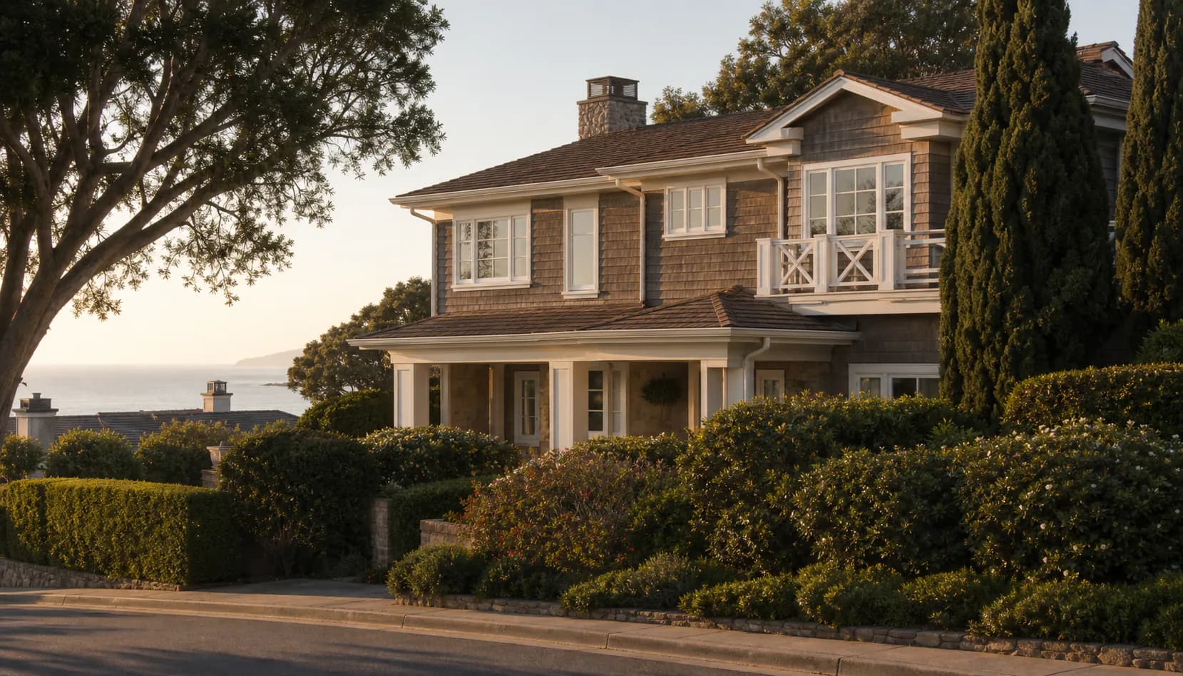 High-equity coastal California home representing jumbo reverse mortgage scenarios